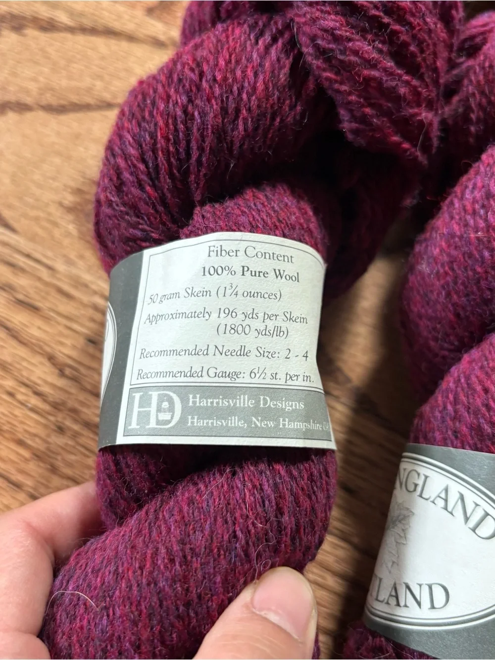 Harrisville Yarns Lot of 9 New England Shetland Green Magenta Wool Fingering NWT